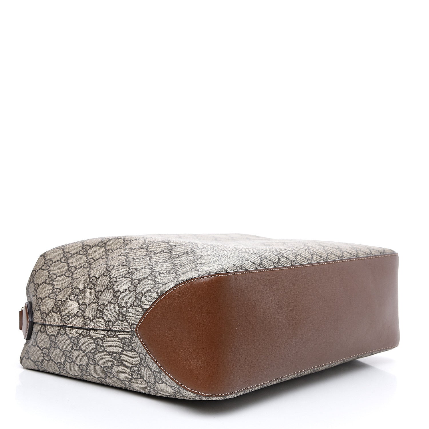 Gucci GG Supreme Monogram Large Linea A Hobo Light Brown 3 of 9
