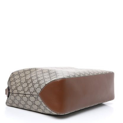 Gucci GG Supreme Monogram Large Linea A Hobo Light Brown 3 of 9