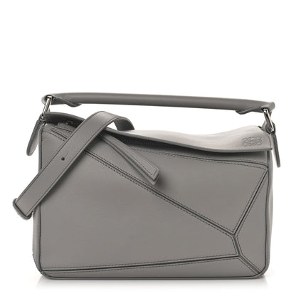 Loewe Calfskin Small Puzzle Bag Pearl Grey 1 of 8