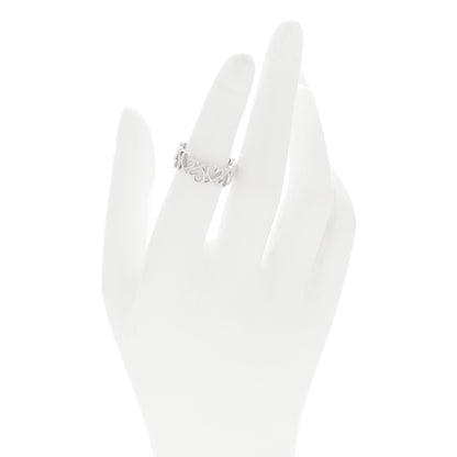 Tiffany Sterling Silver Paloma Picasso Loving Heart Band Ring 49 5 2 of 4