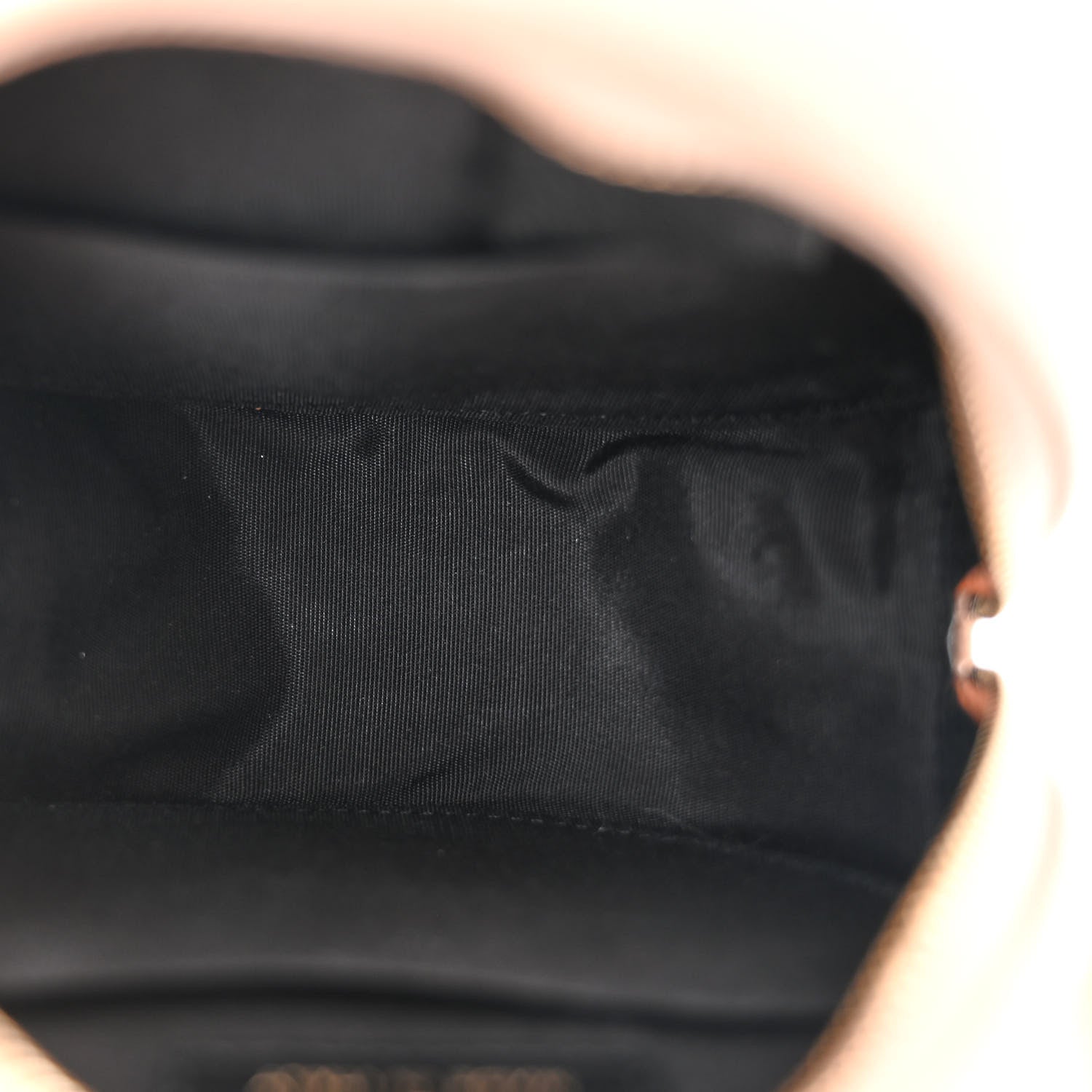 Chanel Caviar Quilted Round Filigree Crossbody Beige Black 5 of 10