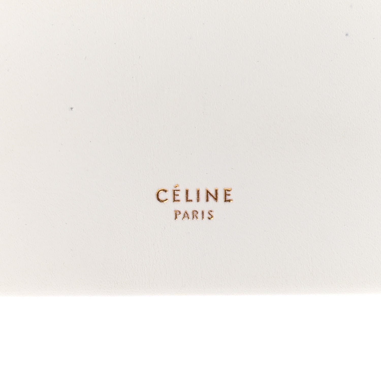 Celine Smooth Calfskin Travel Clutch White 6 of 11