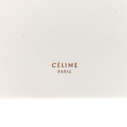 Celine Smooth Calfskin Travel Clutch White 6 of 11