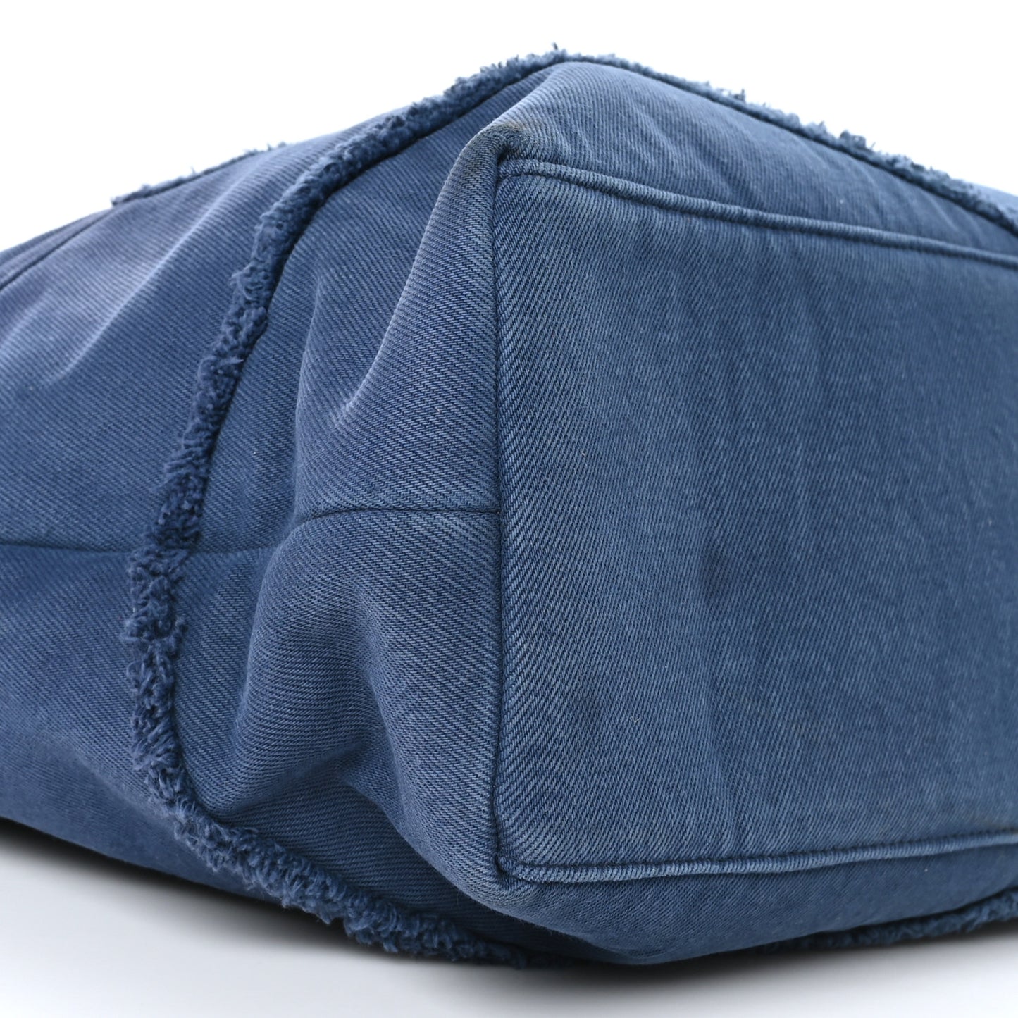Denim Chevron Coco Tote Navy