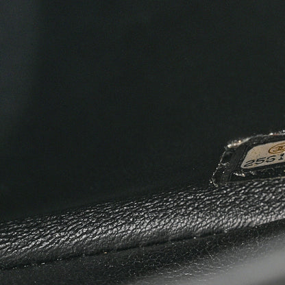 Chanel Snakeskin Quilted Mini Citizen Chic Flap Black 7 of 12