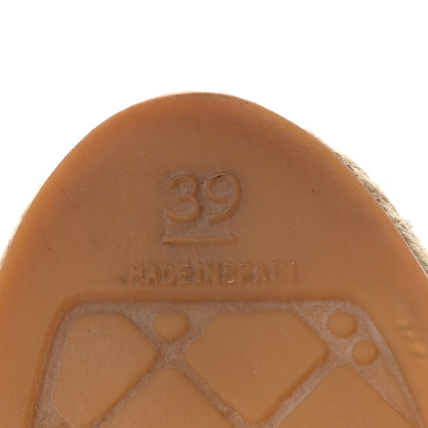 Fabric Biarritz CC Espadrilles 39 Beige Black