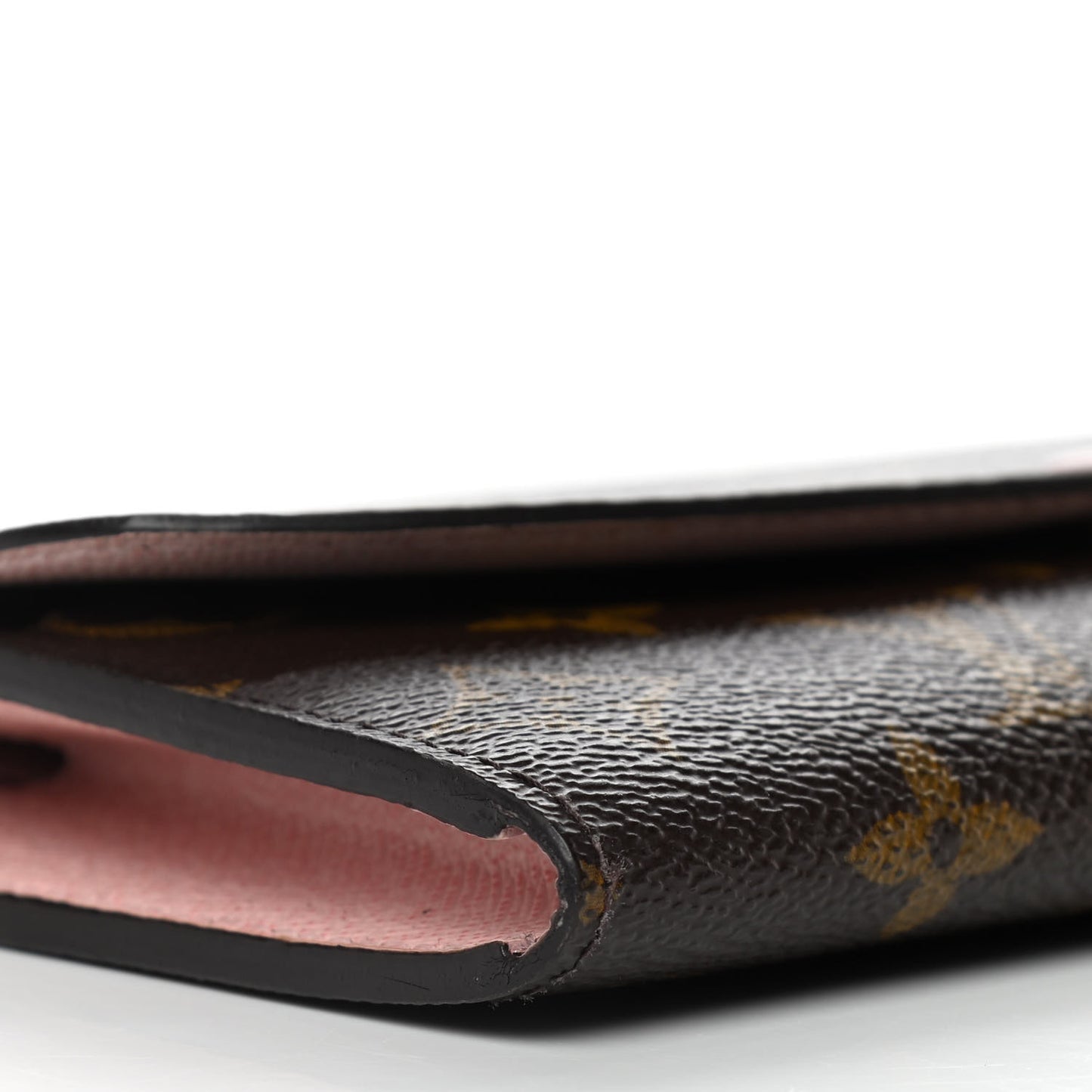 Monogram Emilie Wallet Rose Ballerine