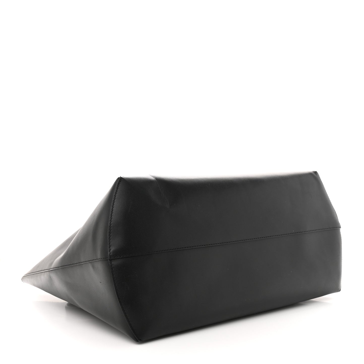 Vitello Ginevra Elaphe Monster Eyes Shopping Tote Black Naturale