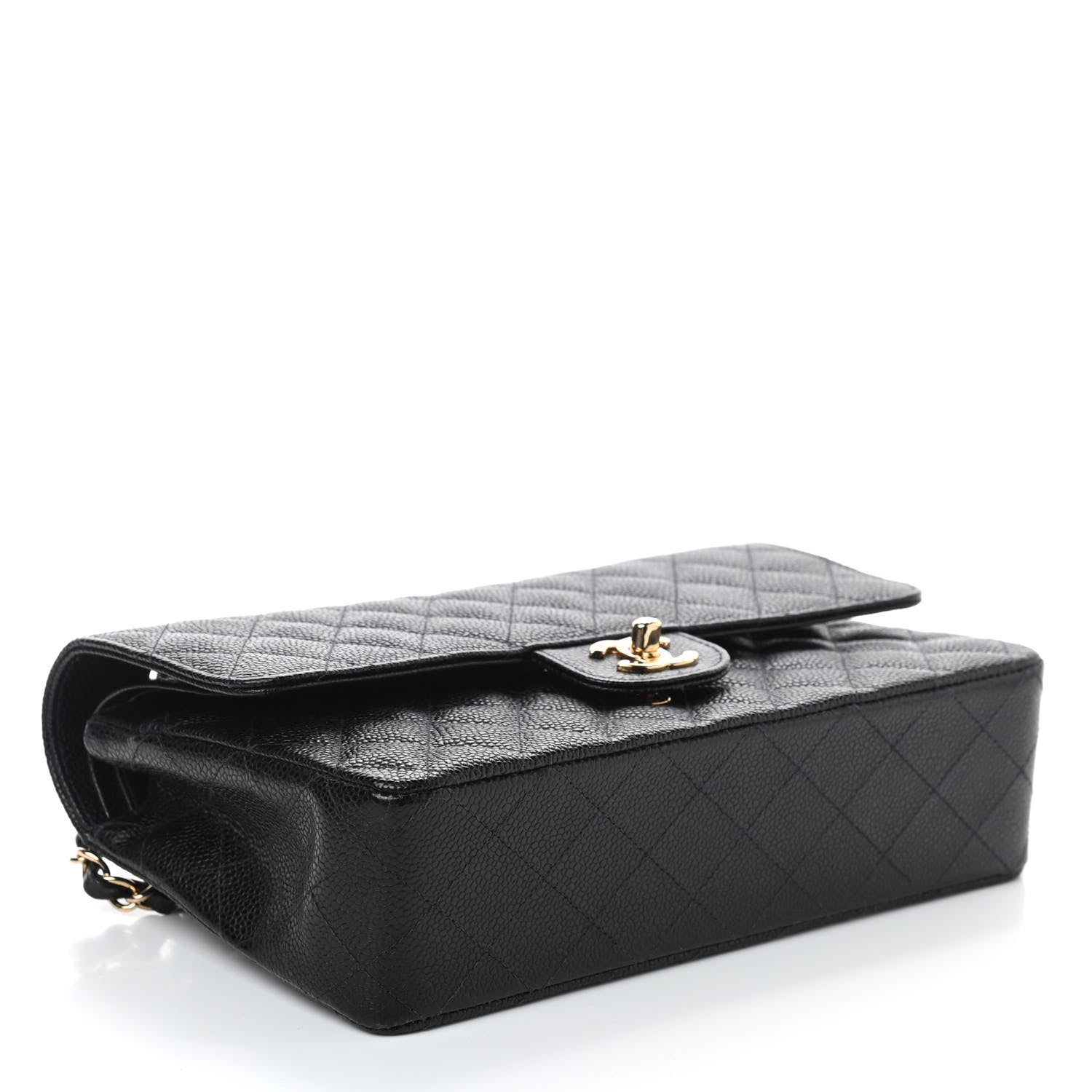 Chanel Caviar Quilted Medium Double Flap Black 4 of 10