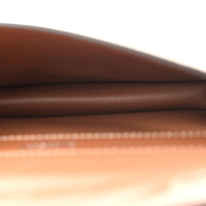 Burberry Smooth Calfskin Canvas Horseferry Print Mini Title Bag with Pocket Natural Malt Brown 5 of 9