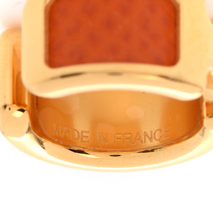 Hermes Epsom Olympe Ear Cuff PM Orange 4 of 5