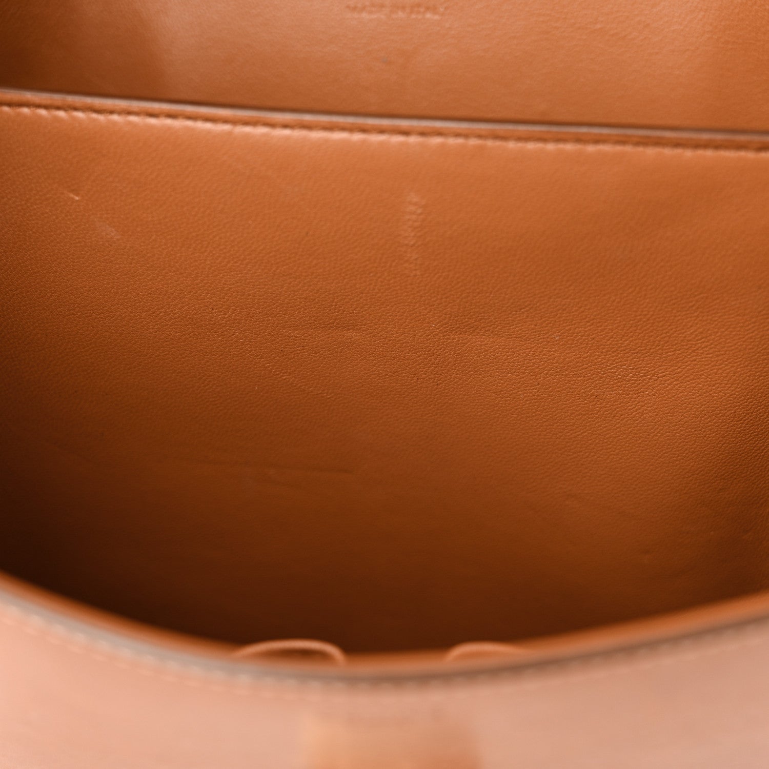 Celine Natural Calfskin Medium Classic Box Flap Bag Tan 11 of 21