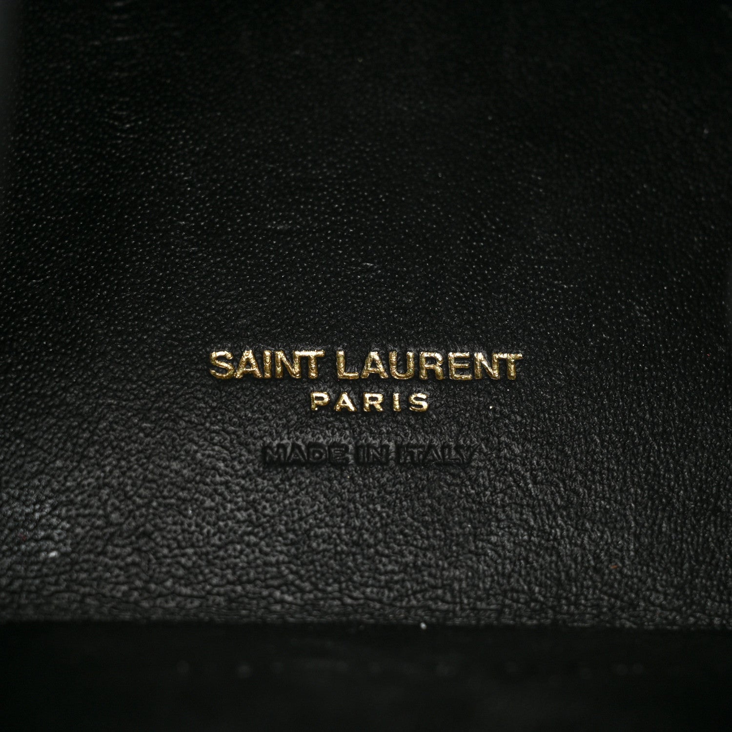 Saint Laurent Patent Pyramid Clutch Black 7 of 10