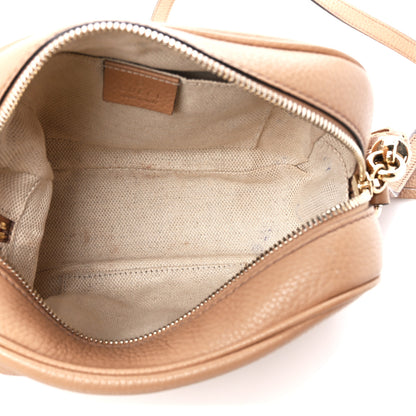 Gucci Pebbled Calfskin Small Soho Disco Bag Camelia 4 of 10