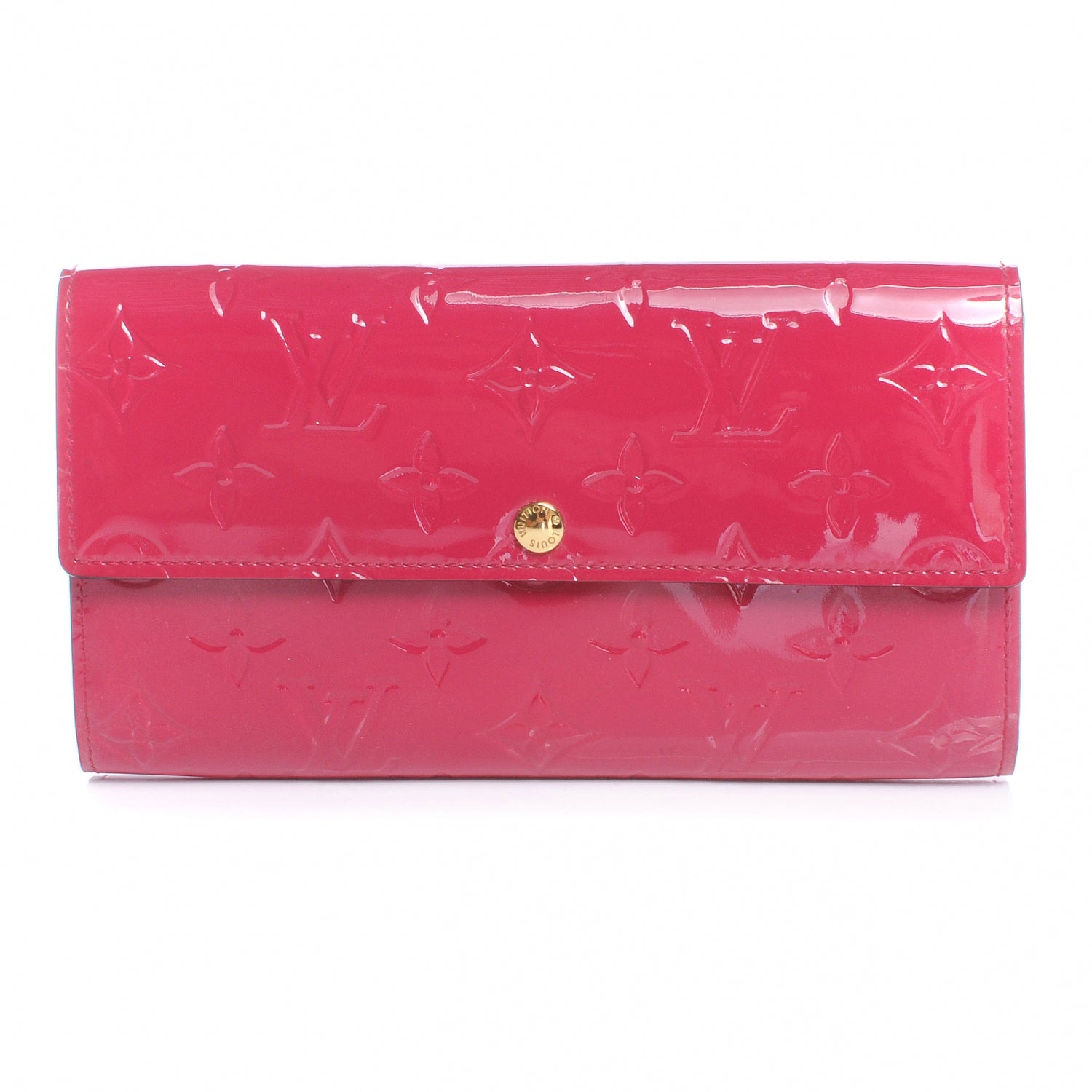 Louis Vuitton Vernis Sarah Wallet Rose Indien 1 of 7