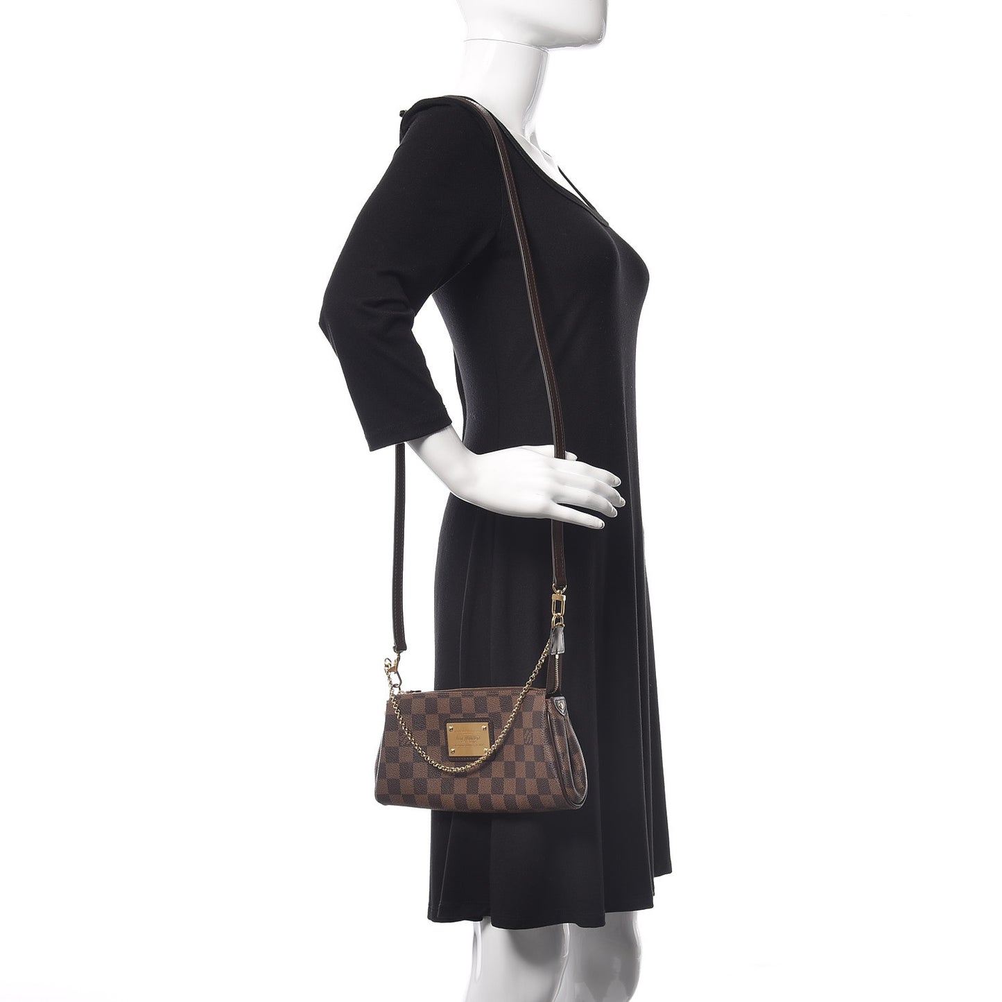 Damier Ebene Eva Clutch