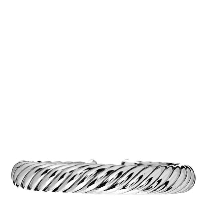 David Yurman Sterling Silver 10mm Waverly Bracelet 3 of 6