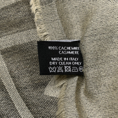 Chanel Cashmere CC Diamond Scarf Grey 4 of 5