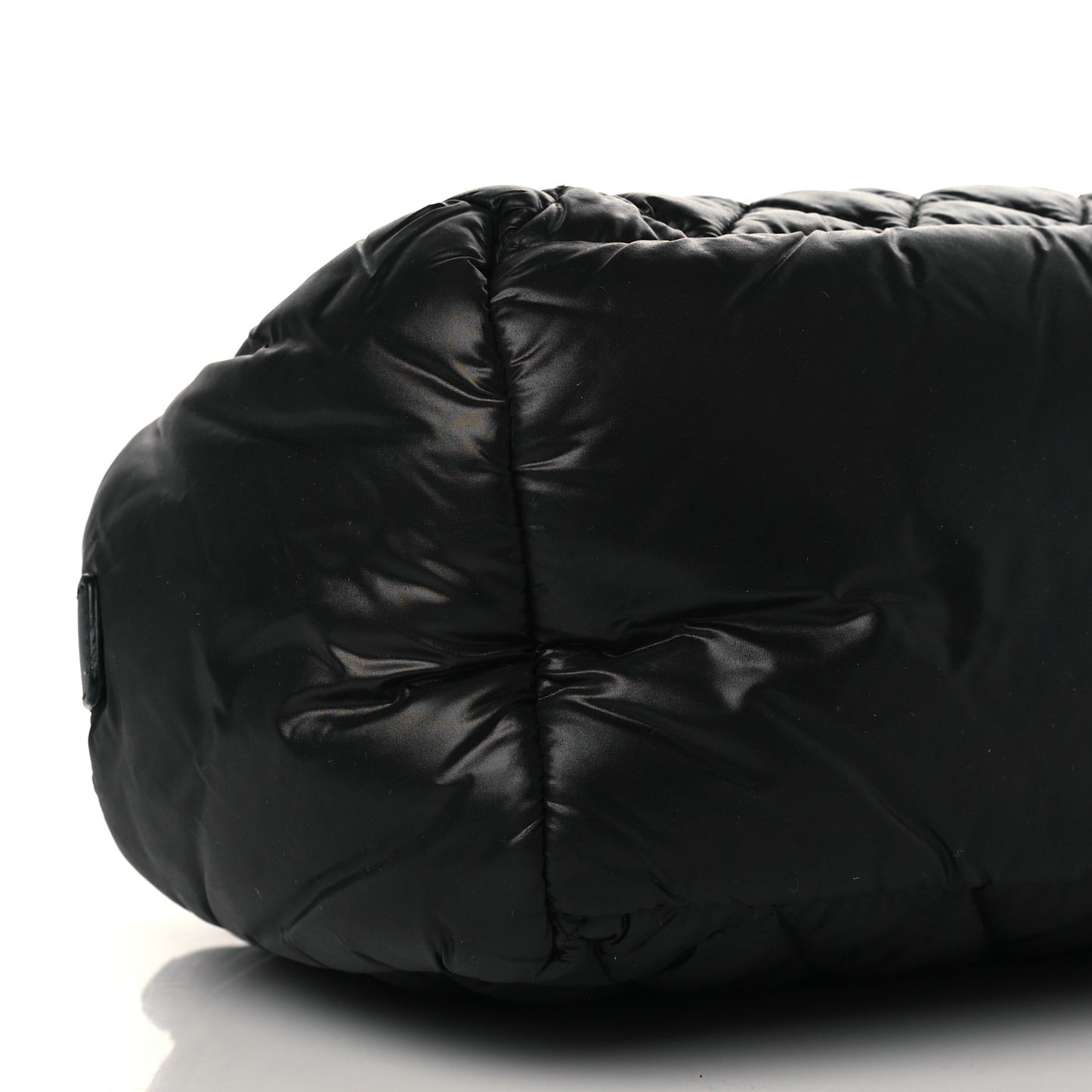 Nylon Coco Cocoon Zipped Tote Black