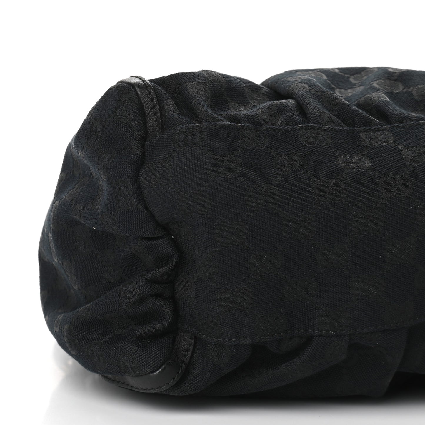 Monogram Large D Ring Hobo Black