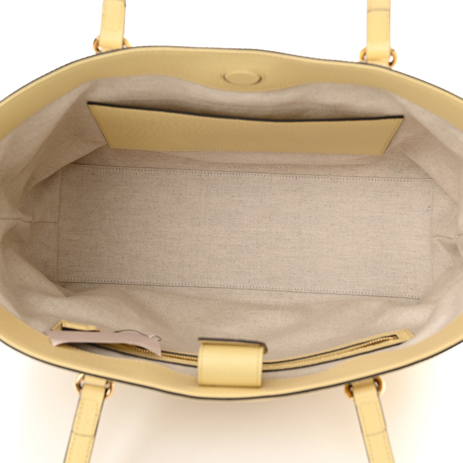 Gucci Monogram Jumbo GG Textured Dollar Calfskin Medium Ophidia Shopping Tote Beige Banana 5 of 10