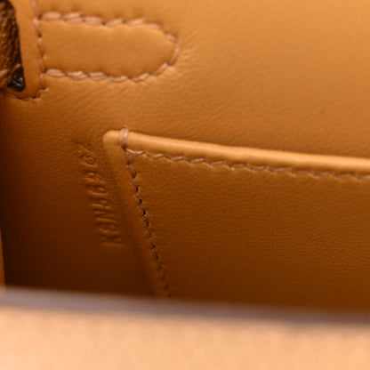 Hermes Metallic Chevre Chamkilight Mini Kelly Sellier 20 Dore 7 of 11