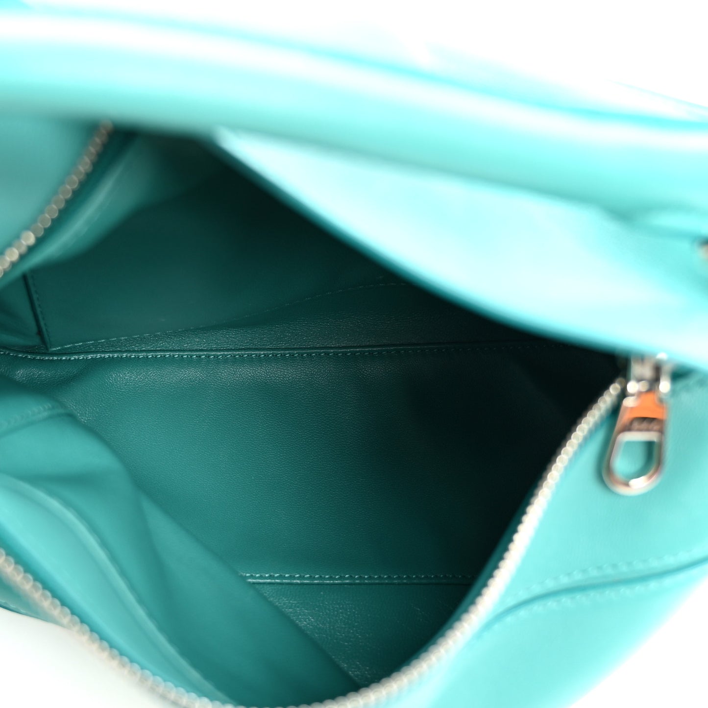 Nappa Lambskin Small Featherlight Puzzle Bag Aquamarine