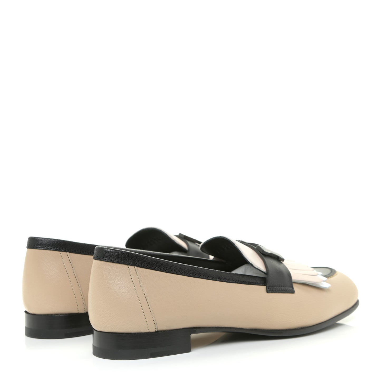 Goatskin Womens Royal Loafers 36.5 Multicolor