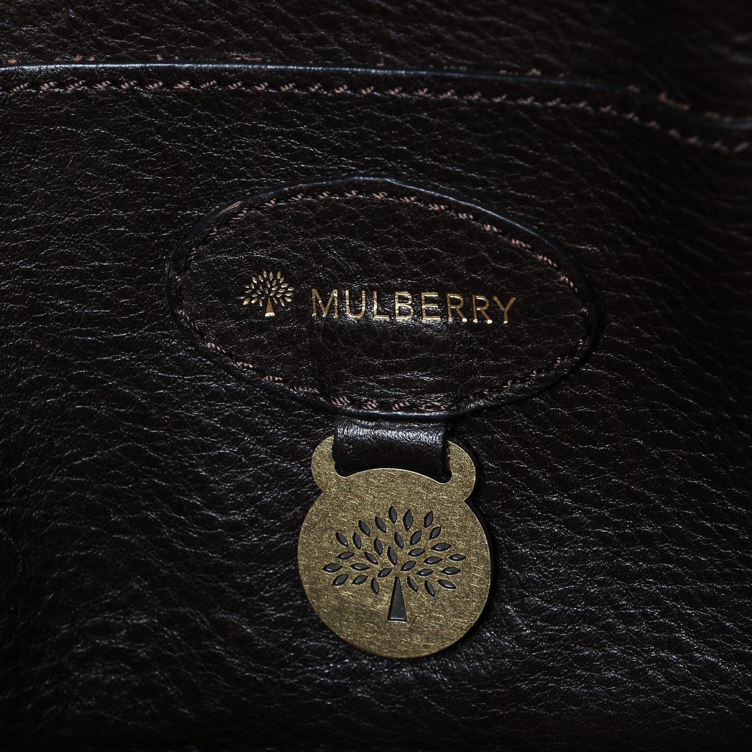 Mulberry Natural Leather Bayswater Chocolate 6 of 9