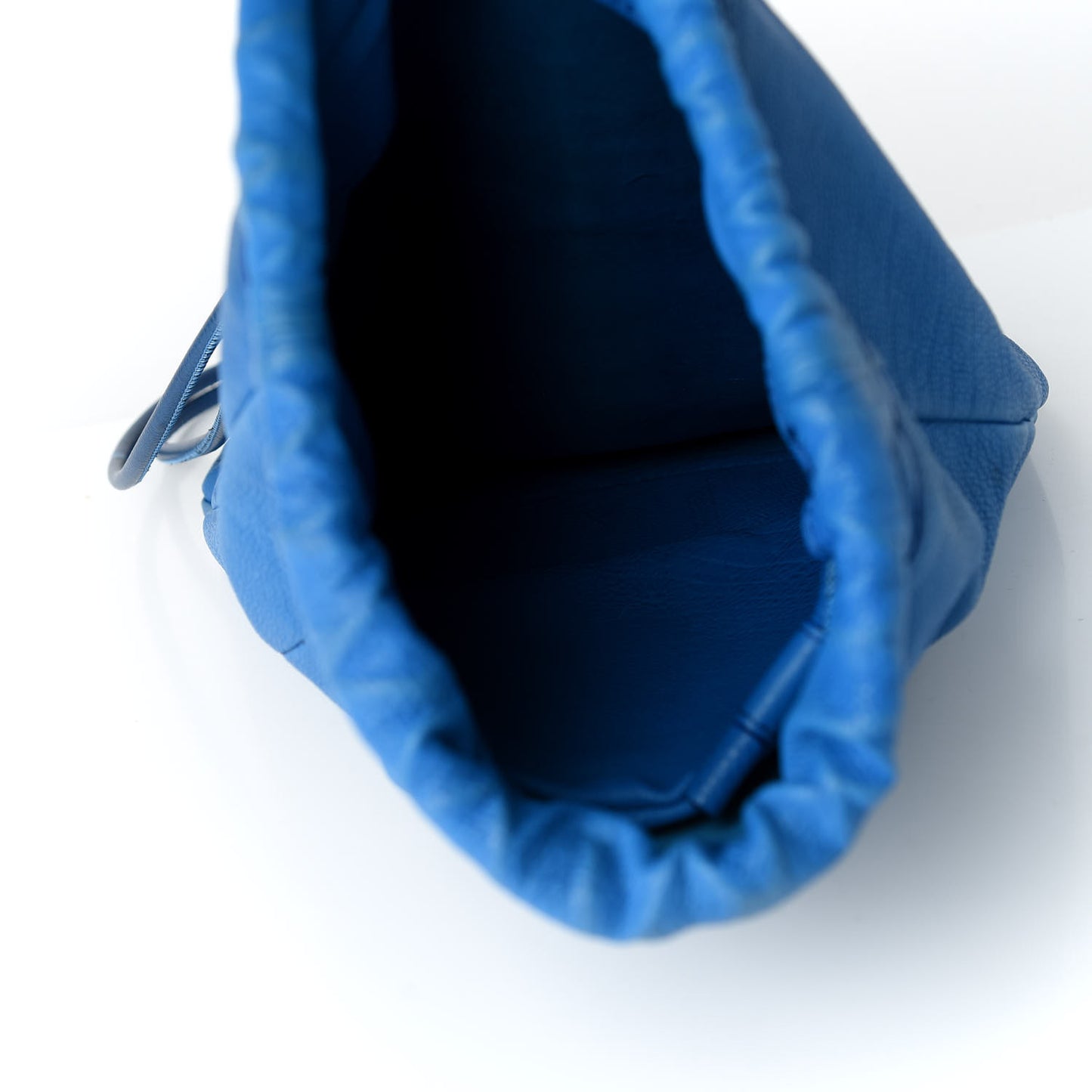 Prorsum Calfskin Drawstring Baby Duffle Vibrant Blue