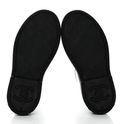 Chanel Caoutchouk CC High Boots 39 Black 5 of 8