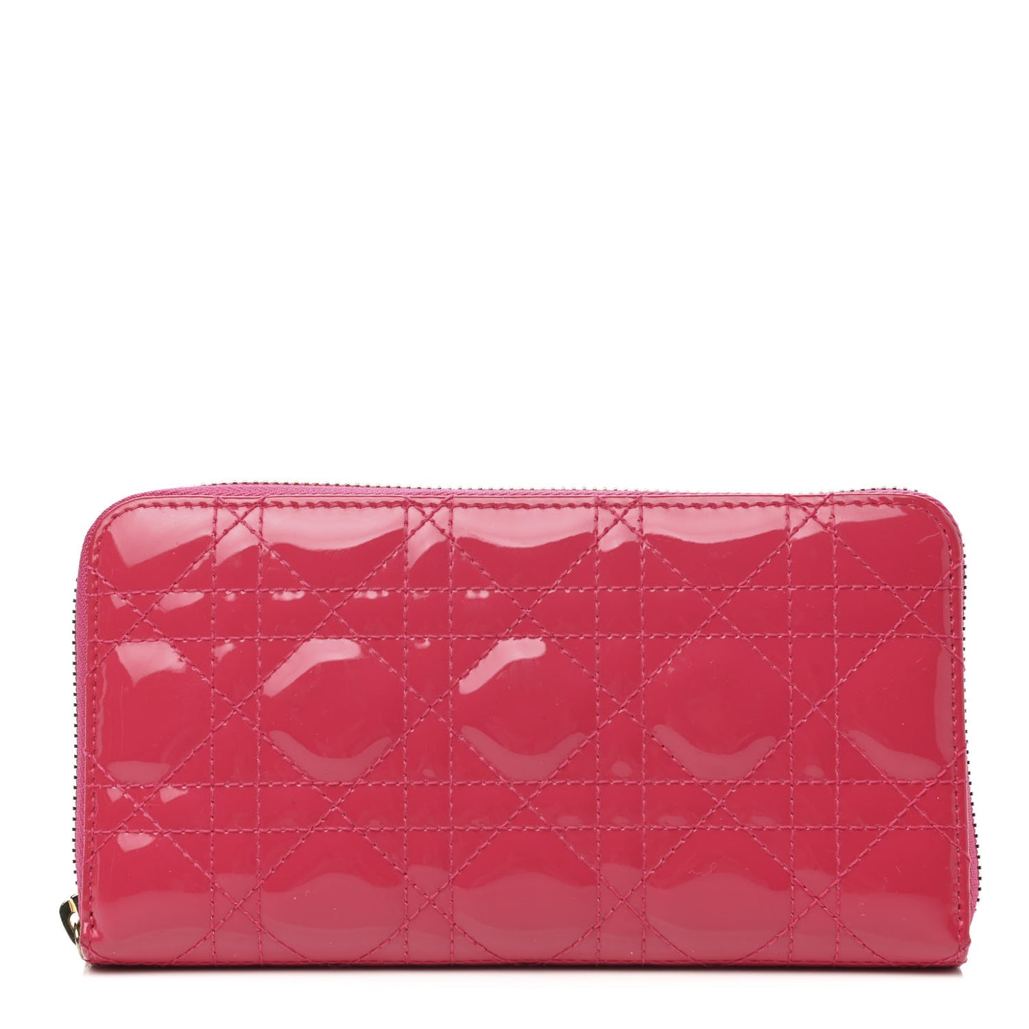 Patent Cannage Lady Dior Continental Wallet