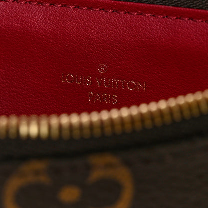 Louis Vuitton Monogram Felicie Chain Wallet Zippered Insert Fuchsia 6 of 6
