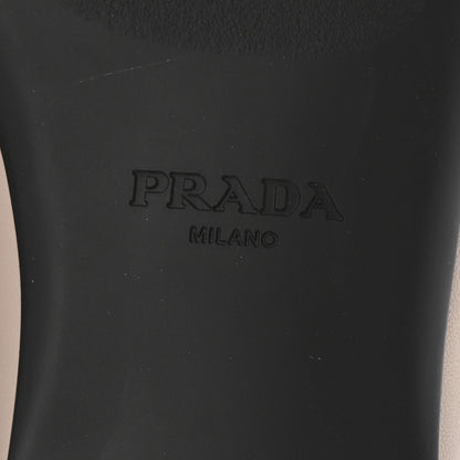 Prada Nappa Triangle Logo Ballerina Flats 37 Powder Pink 8 of 10