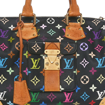 Louis Vuitton Monogram Multicolor Speedy 30 Black 7 of 9