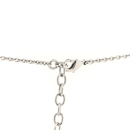 Louis Vuitton Essential V Necklace Silver Gold 4 of 5
