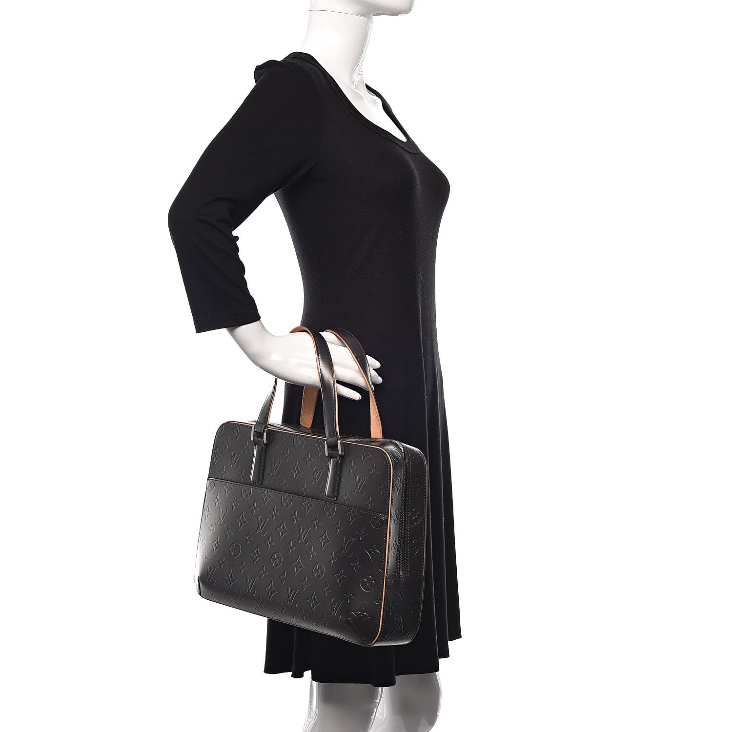 Louis Vuitton Mat Monogram Malden Black 2 of 9