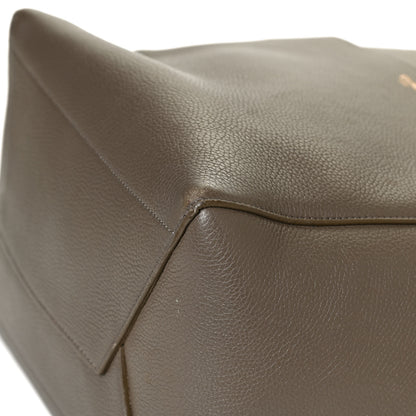 Celine Soft Grained Calfskin Sangle Bucket Bag Taupe 9 of 10