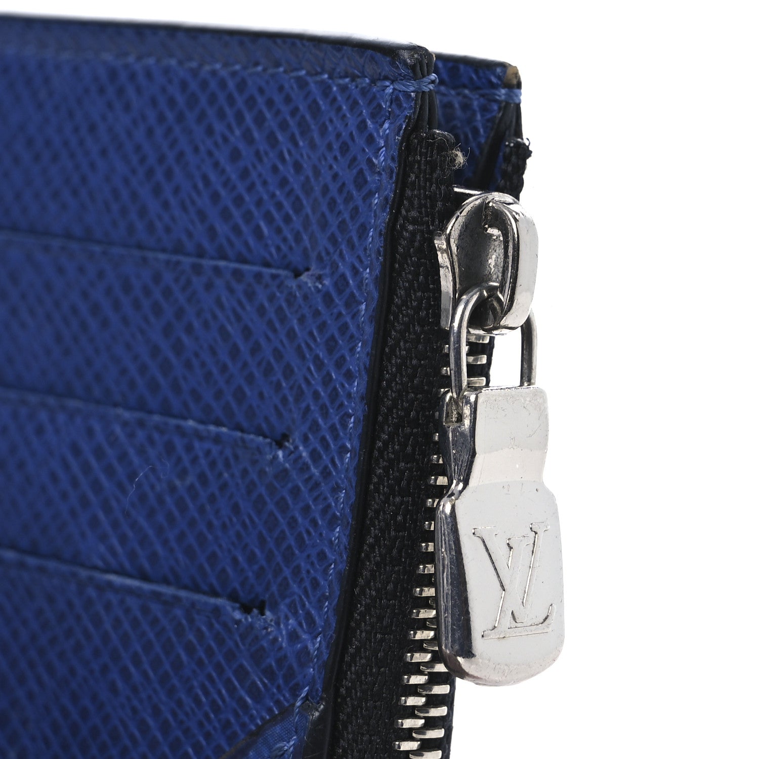 Louis Vuitton Taigarama Coin Card Holder Cobalt Blue 7 of 9