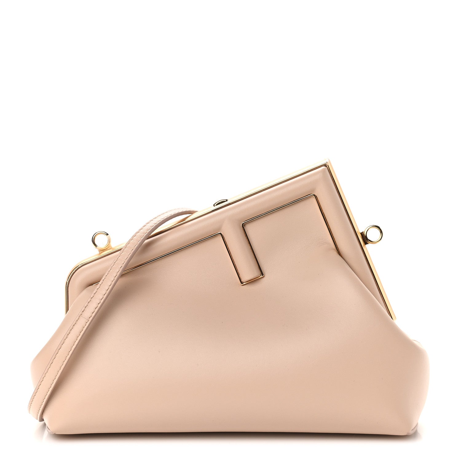 Fendi Shiny Nappa Small Fendi First Poudre 1 of 11