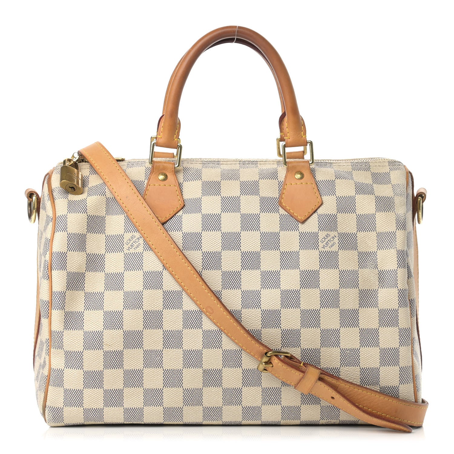 Louis Vuitton Damier Azur Speedy Bandouliere 30 1 of 19