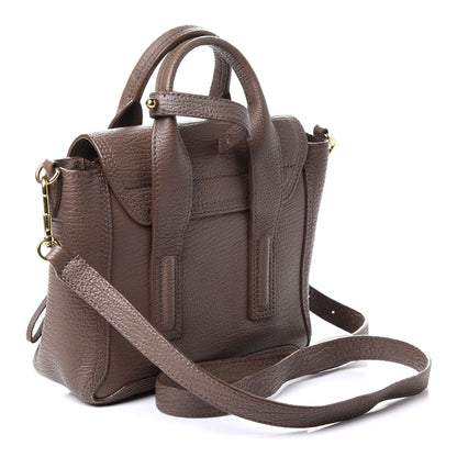 3.1 Phillip Lim Textured Calfskin Mini Pashli Satchel Taupe 2 of 4