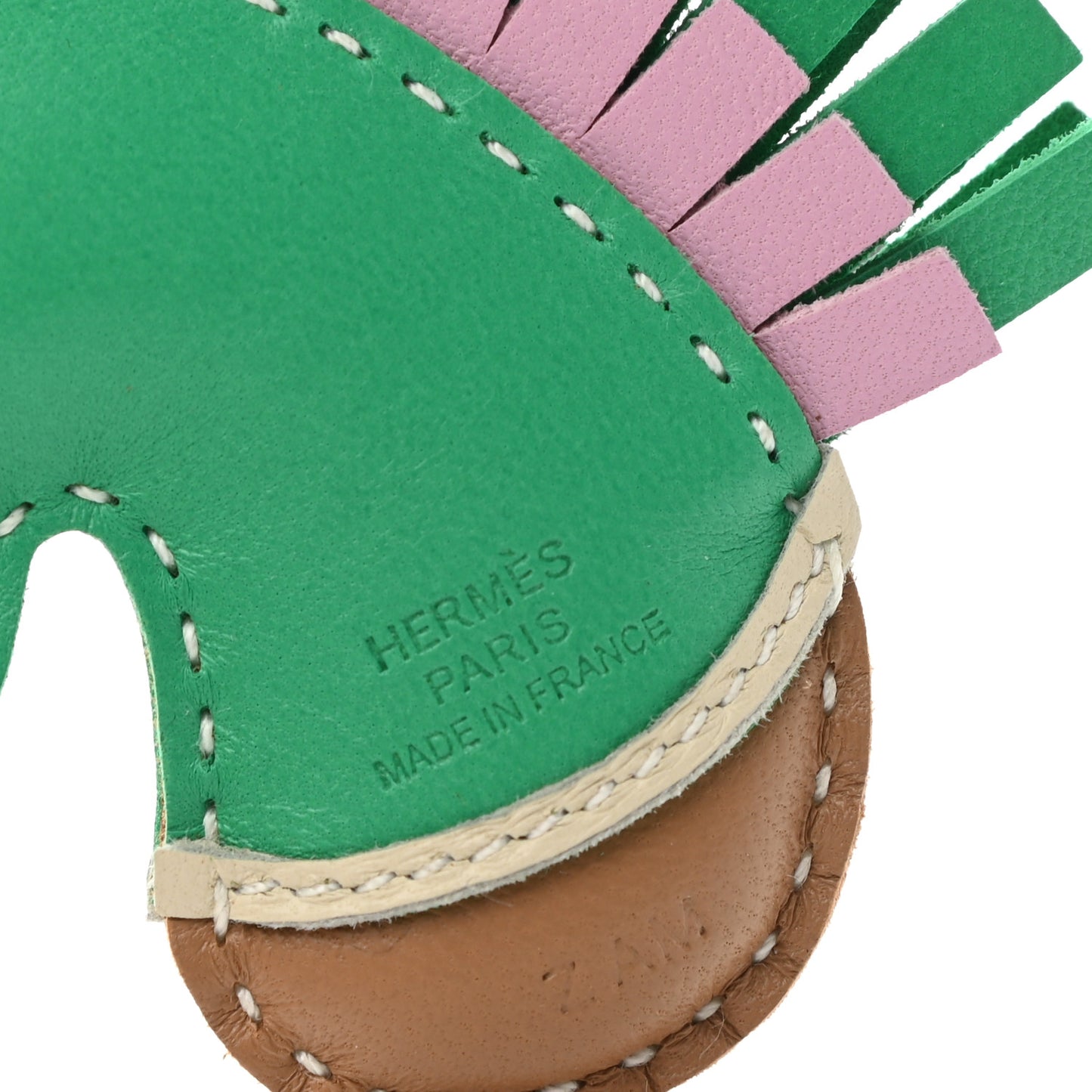 Milo Lambskin Geegee Savannah Bag Charm Chai Menthe Craie Mauve Sylvestre