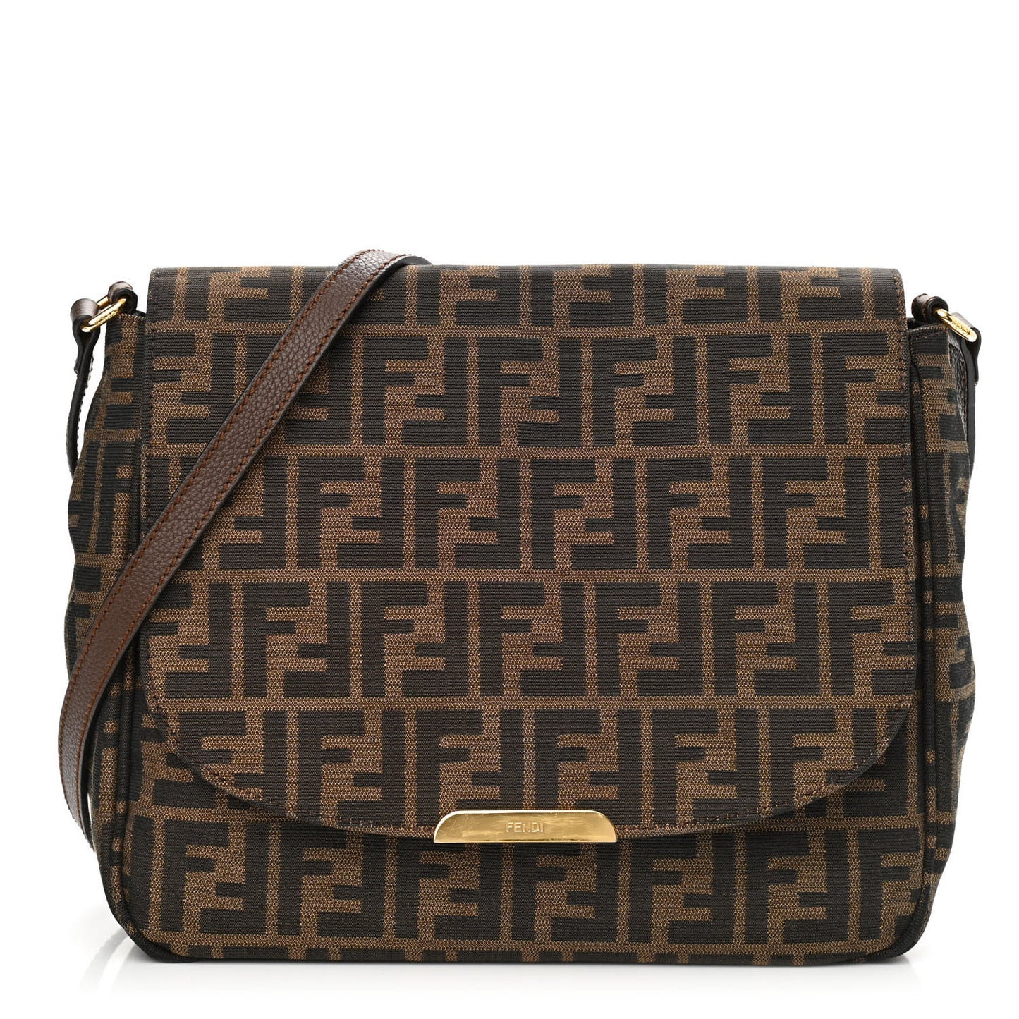 Zucca Vitello Artic Messenger Bag Tobacco Castagna