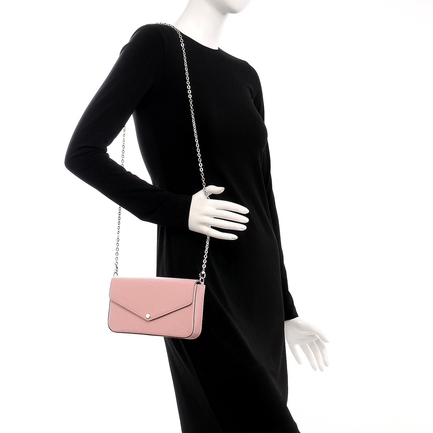 Epi Pochette Felicie Rose Ballerine