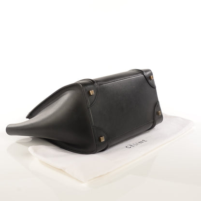 Celine Smooth Calfskin Mini Luggage Black 4 of 9