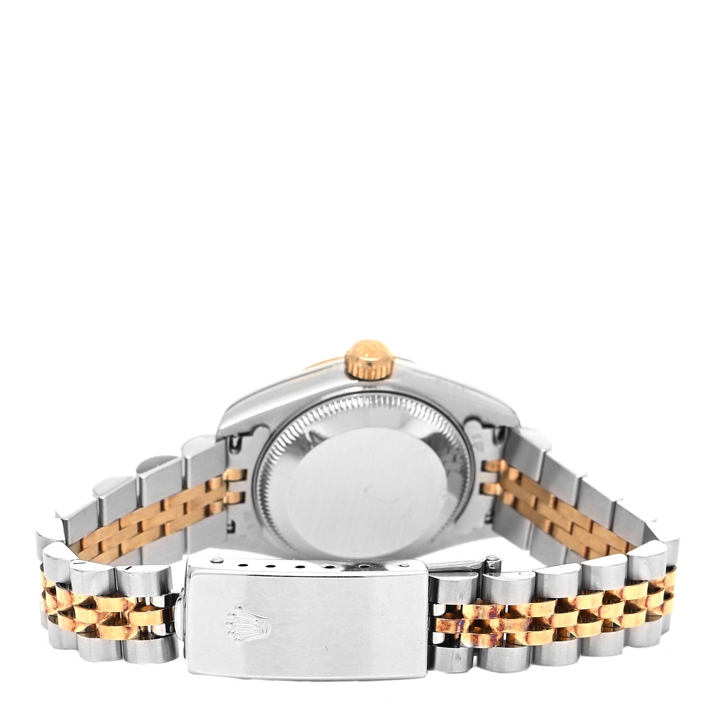 Stainless Steel 18K Yellow Gold Diamond 26mm Oyster Perpetual Datejust Watch Silver 79173