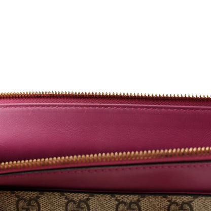 Gucci GG Supreme Monogram Mini Zip Top Tote Beige Dry Rose 13 of 18