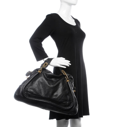 Chloe Calfskin Large Paraty Black 3 of 9