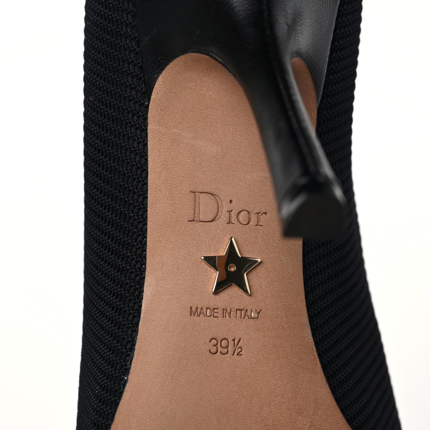 Christian Dior Technical Canvas J'Adior Ribbon Pumps 39.5 Black 7 of 10